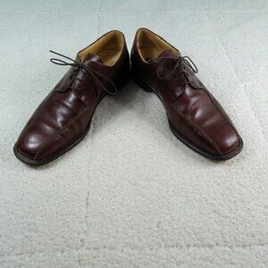 Pronto-Uomo Brown Leather Shoes 10.5M MadeIn Italy
